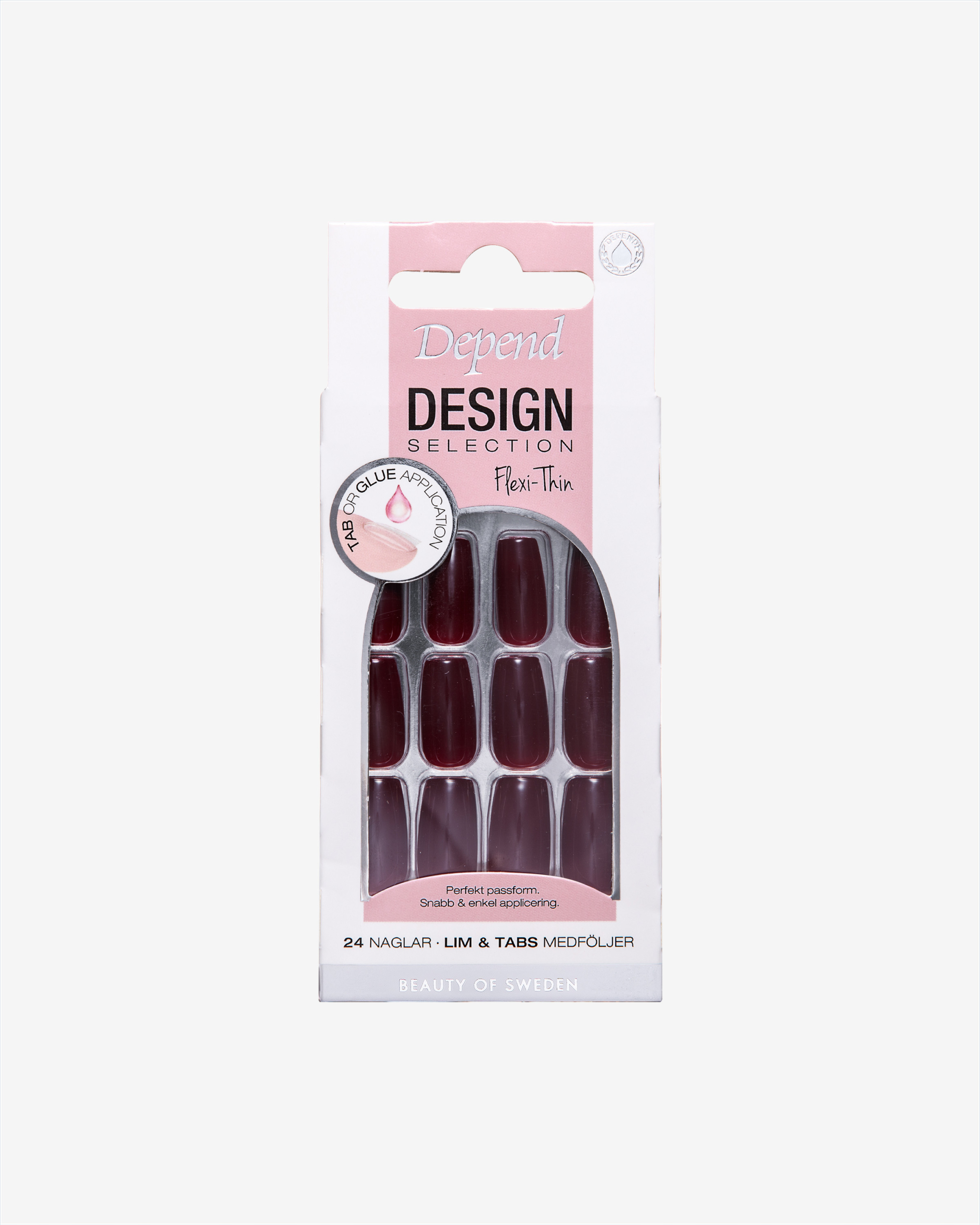 Design Selection Short Coffin, Dark Scarlet