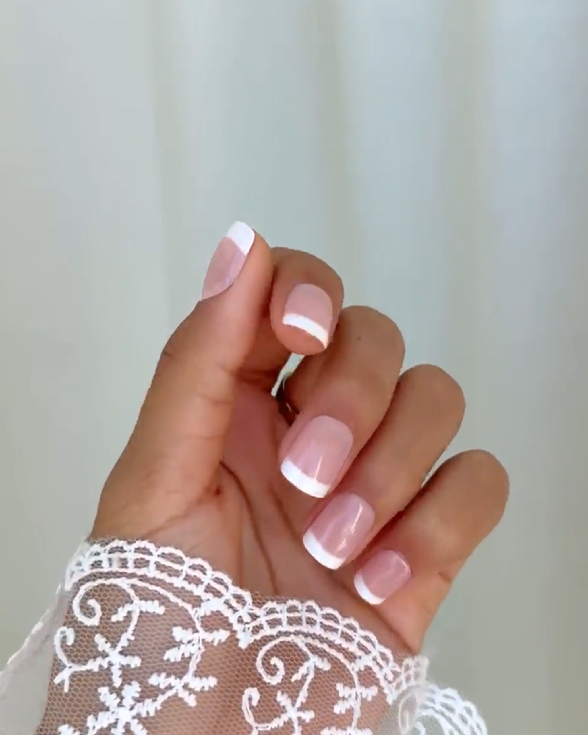 Press & Go French Look Short Square, Rosa video thumbnail